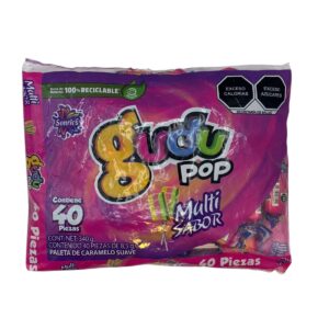 GUDU POP MULTI SABOR 40pz 340g