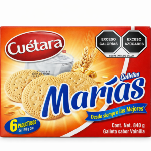 CUETARA GALLETA MARIA 6PACK 840GR