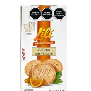 LILI GALLETA NARANJA 12 PZ 240GR