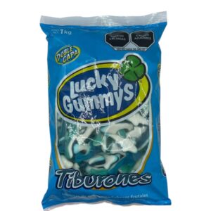 LUCKY  GUMMYS TUBIRONES 1KG
