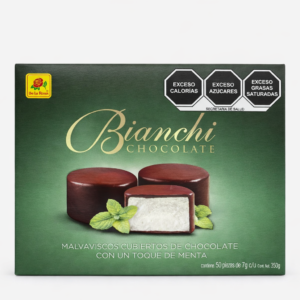 BIANCHI CHOCOLATE MENTA 50PZ 350GR