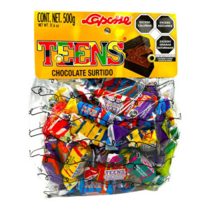 TEENS CHOCOLATE SURTIDO  CONT 500GR