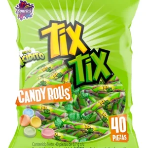 TIX TIX SONRIC'S CANDY ROLLS 40PZ 268g