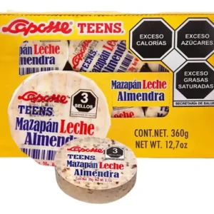 MAZAPÁN LECHE ALMENDRA LAPOSSE 12PZ 360g