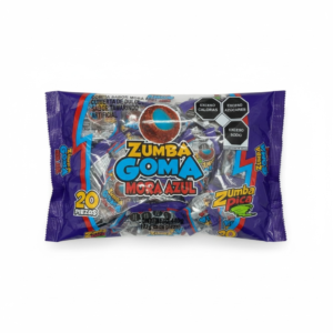 ZUMBA GOMA MORA AZUL 20pz 440g