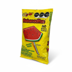 REBANADITAS LILLIPOPS PALETAS 40PZ 640g