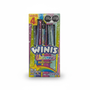 WINIS UNICORNIO MAXI TUBITO 20PZ 220g