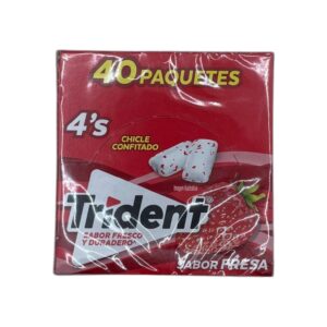 TRIDENT CHICLE FRESA 40PACK 208GR