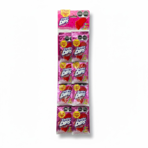 CHUPA CHUPS CRAZY DIPS FRESA TIRA 10PZ 120GR
